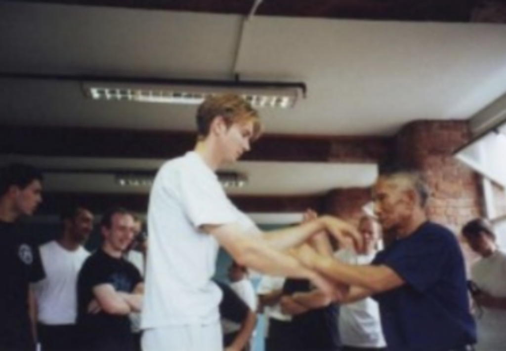 Chi Sau with grandmaster Ip Chun